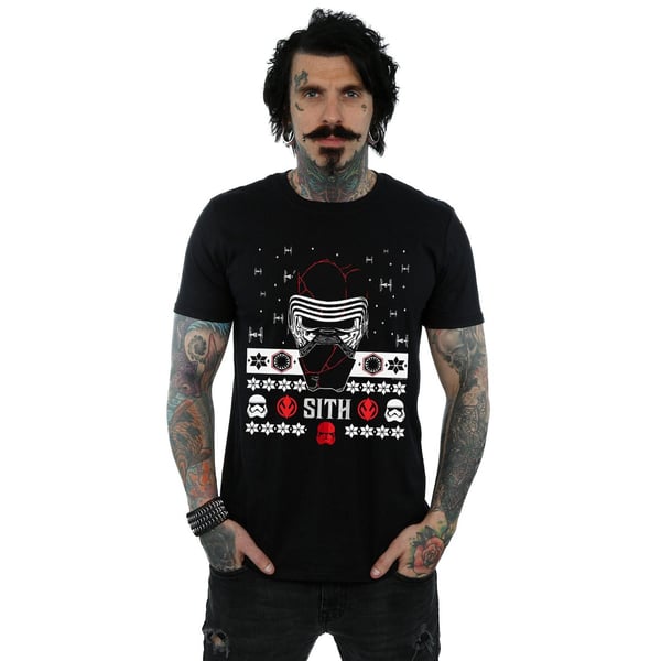 Star Wars Mens The Rise Of Skywalker Christmas Sith T-Shirt
