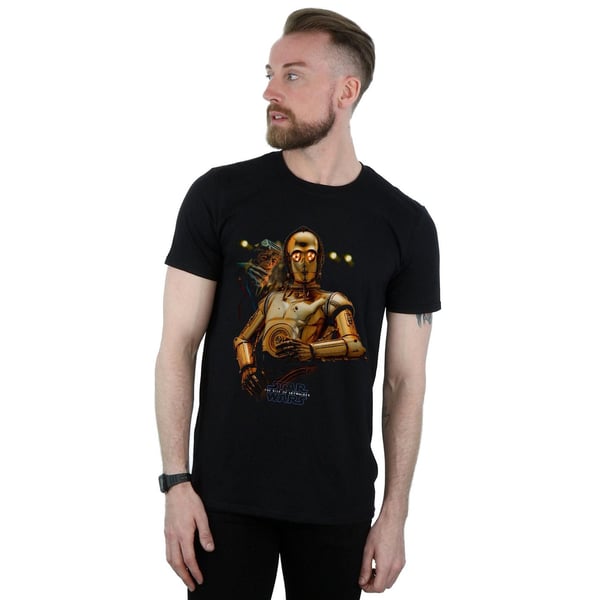 Star Wars Mens The Rise Of Skywalker C-3PO And Babu Frik T-Shirt