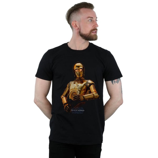 Star Wars Mens The Rise Of Skywalker C-3PO Pose T-Shirt