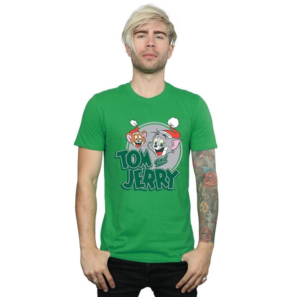 Tom ja Jerry miesten joulutervehdys T-paita