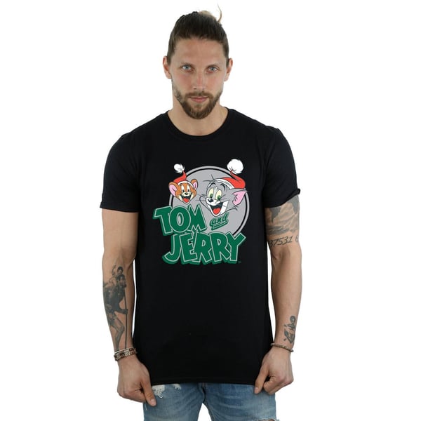 Tom ja Jerry miesten joulutervehdys T-paita