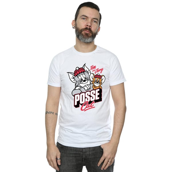 Tom And Jerry Miesten Posse Cat T-paita