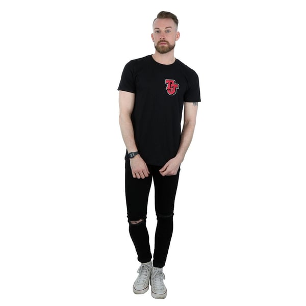 Tom And Jerry Mens Collegiate Logo T-Shirt
