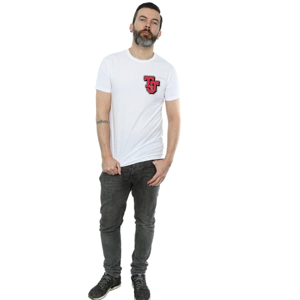 Tom And Jerry Mens Collegiate Logo T-Shirt
