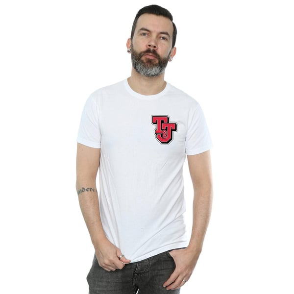 Tom And Jerry Mens Collegiate Logo T-Shirt