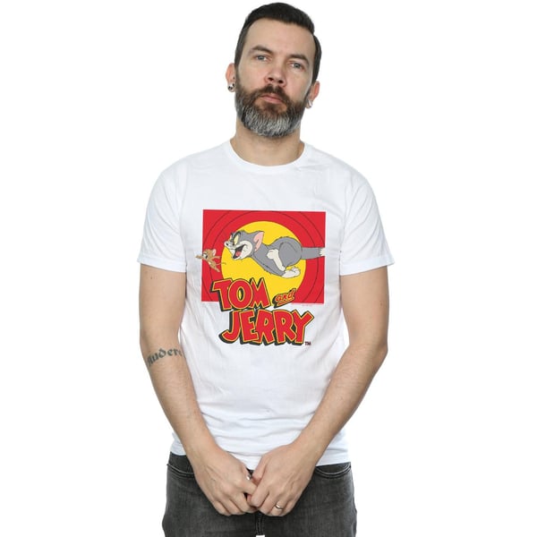 Tom And Jerry Mens Chase Scene T-Shirt