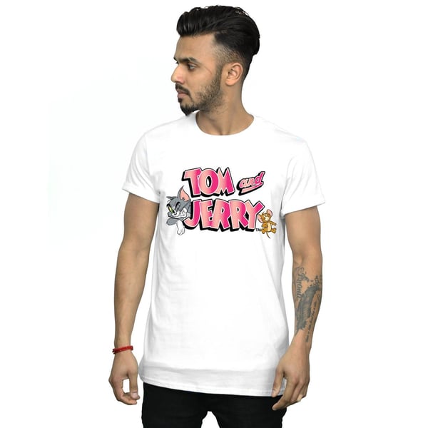 Tom And Jerry Miesten Gradienttilogo T-paita