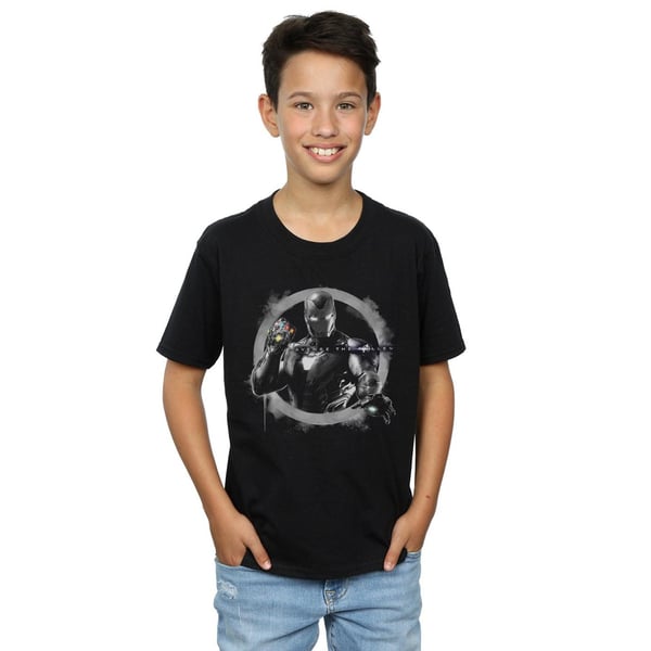 Marvel Boys Avengers Endgame Iron Man Nano Gauntlet T-paita