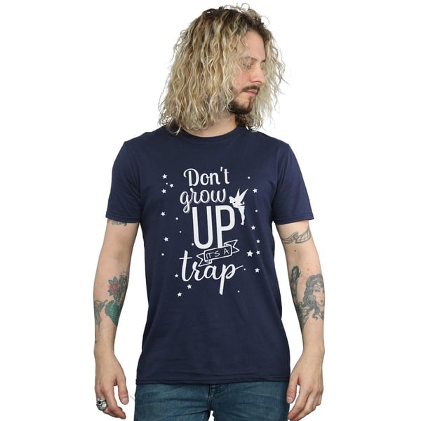Disney Mens Tinker Bell Don´t Grow Up T-Shirt