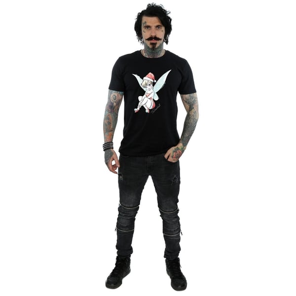 Disney Mens Tinkerbell Christmas Fairy T-Shirt