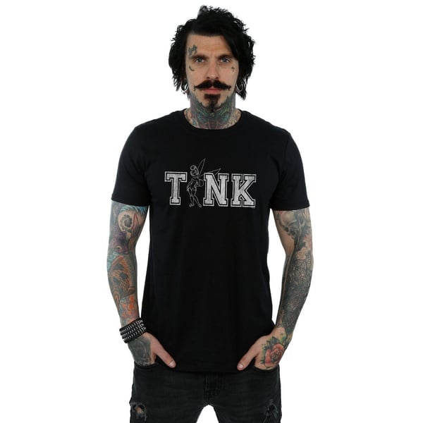 Disney Mens Tinker Bell Collegiate Tink T-Shirt