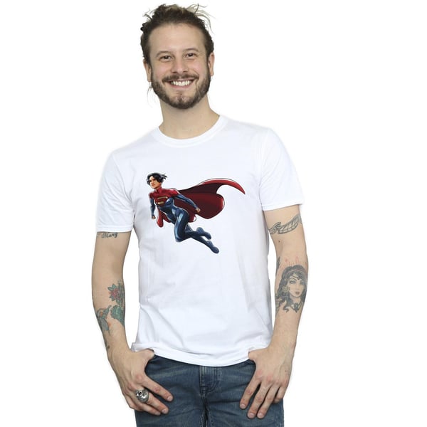 DC Comics Mens The Flash Supergirl T-Shirt