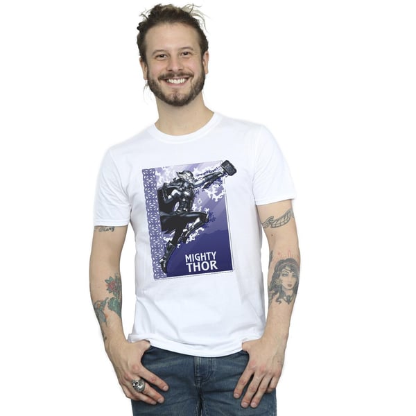 Marvel Mens Thor Love And Thunder Mighty Thor T-Shirt