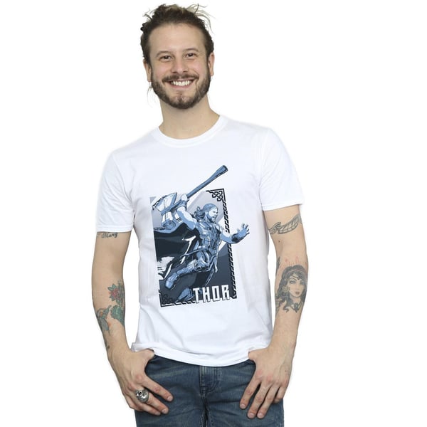 Marvel Miesten Thor Love And Thunder Attack T-paita