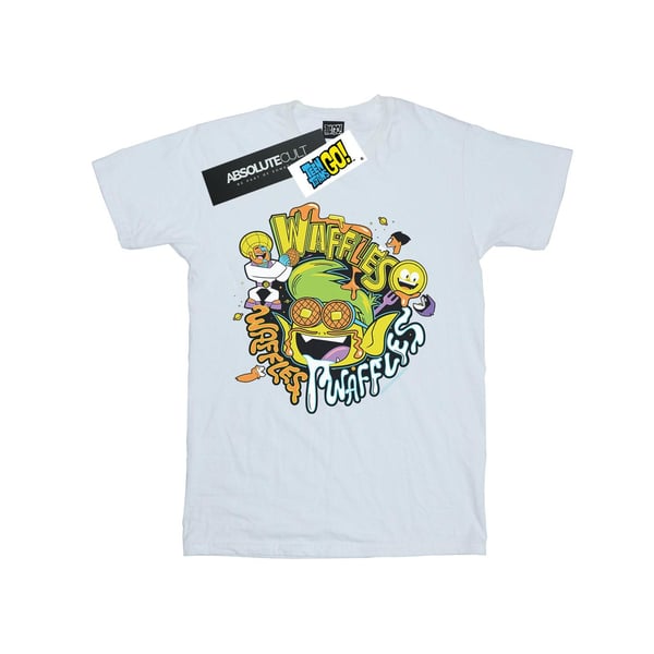 DC Comics Mens Teen Titans Go Waffle Mania T-Shirt