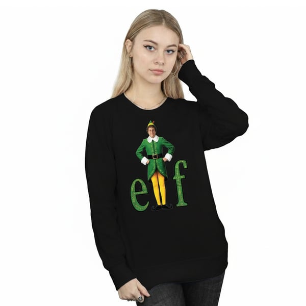 Elf Womens/Ladies Buddy Logo Sweatshirt