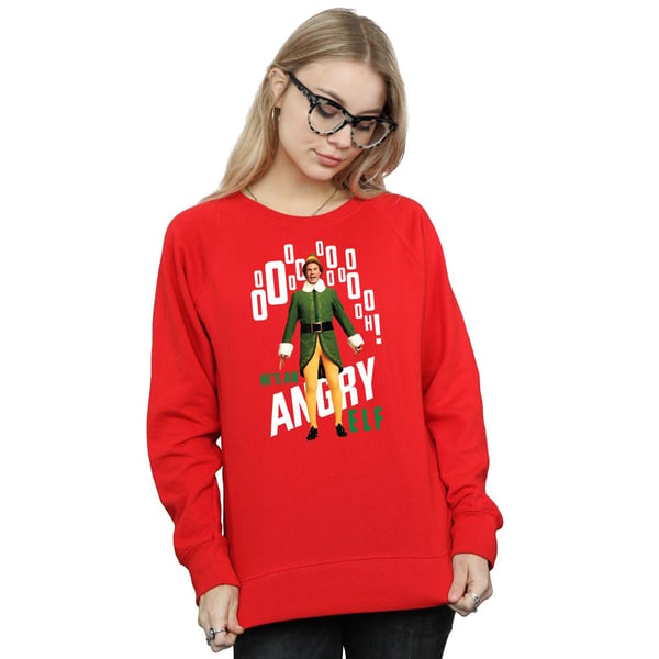 Elf Womens/Ladies Angry Elf Sweatshirt