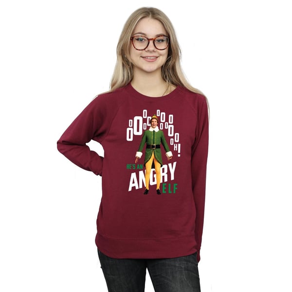 Elf Womens/Ladies Angry Elf Sweatshirt