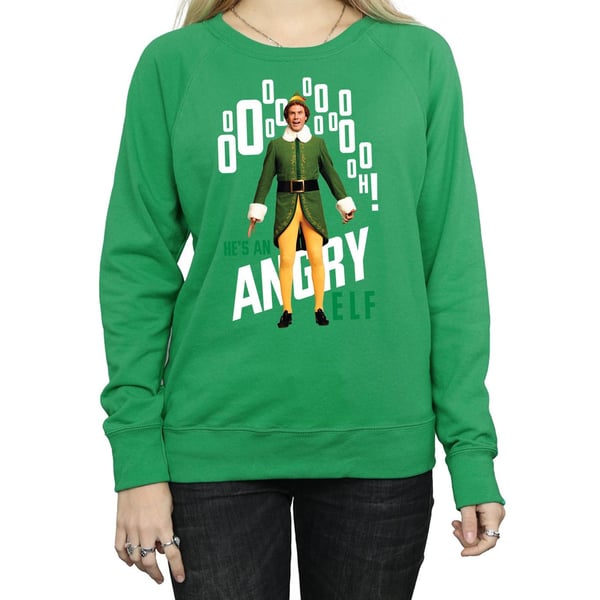 Elf Womens/Ladies Angry Elf Sweatshirt