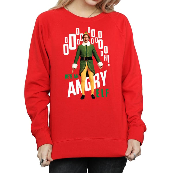Elf Womens/Ladies Angry Elf Sweatshirt