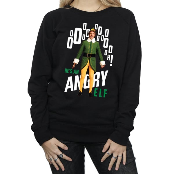 Elf Womens/Ladies Angry Elf Sweatshirt