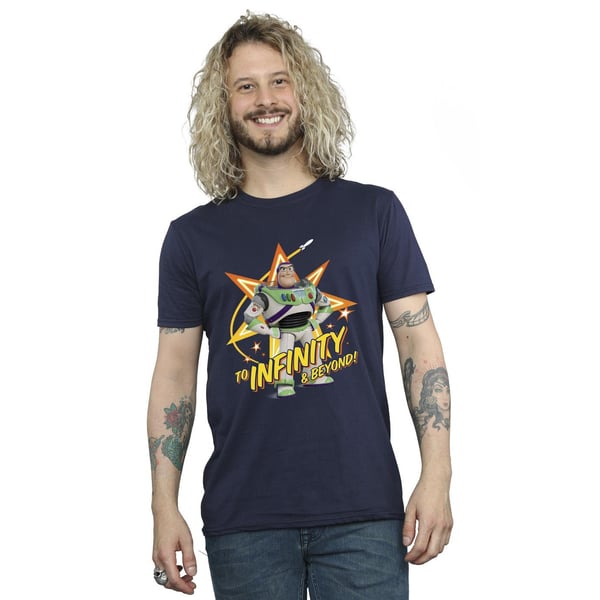 Disney Mens Toy Story Buzz To Infinity T-Shirt