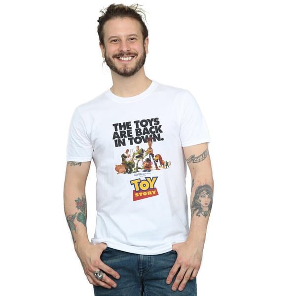 Disney Mens Toy Story Movie Poster T-Shirt