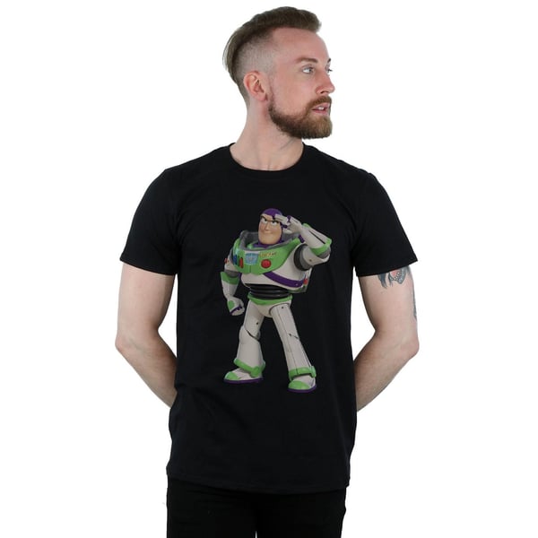 Disney Miesten Toy Story Buzz Lightyear Seisova T-paita