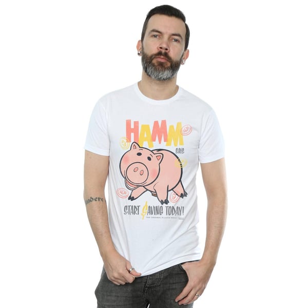 Disney Miesten Toy Story 4 Hamm Säästöpossu T-paita