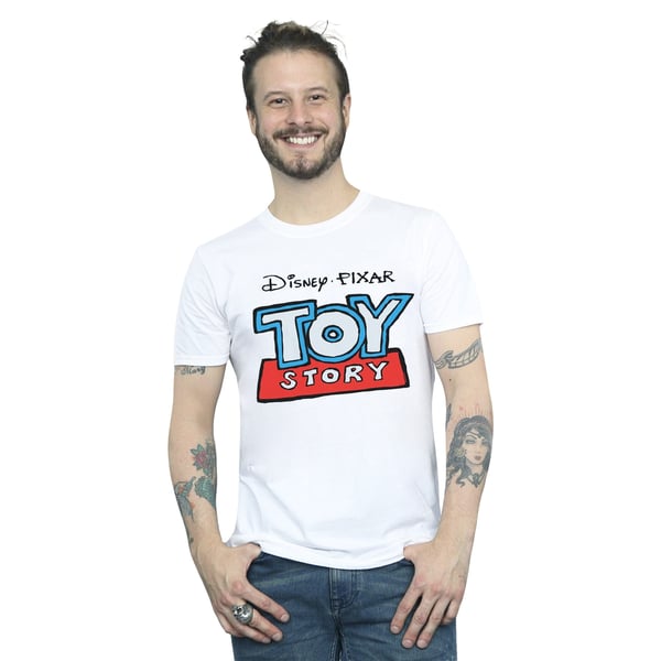 Disney Mens Toy Story Cartoon Logo T-Shirt