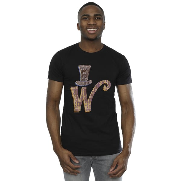 Willy Wonka Mens W Logo Hat T-Shirt