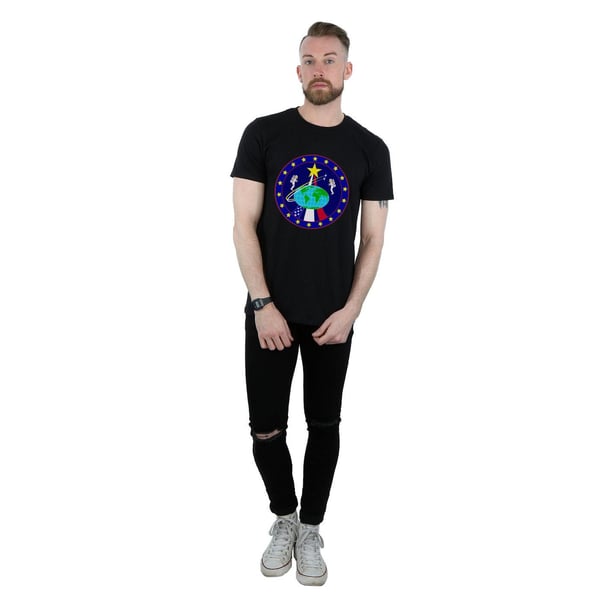 NASA Mens Classic Globe Astronauts T-Shirt