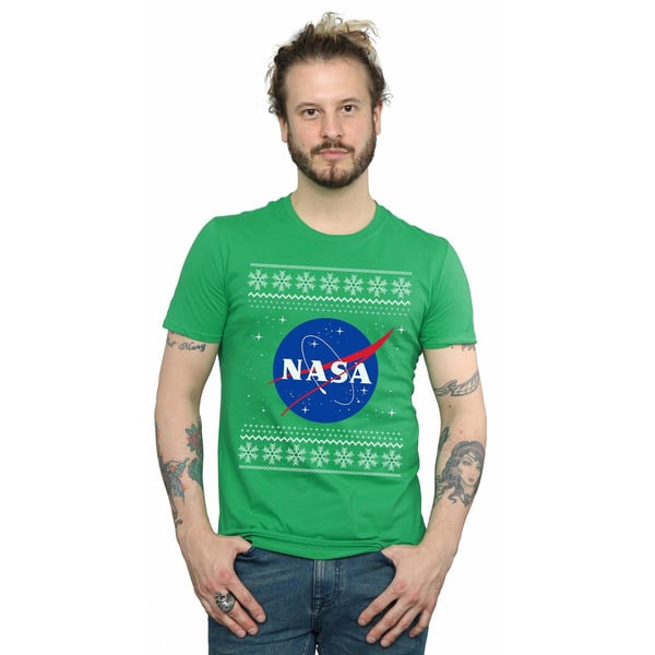 NASA Mens Classic Fair Isle T-Shirt