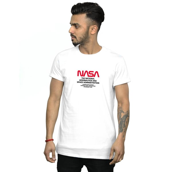 NASA Mens Worm Blurb T-Shirt