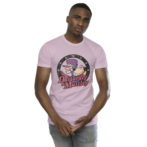 Wacky Races Mens Dastardly And Mutley Circle T-Shirt