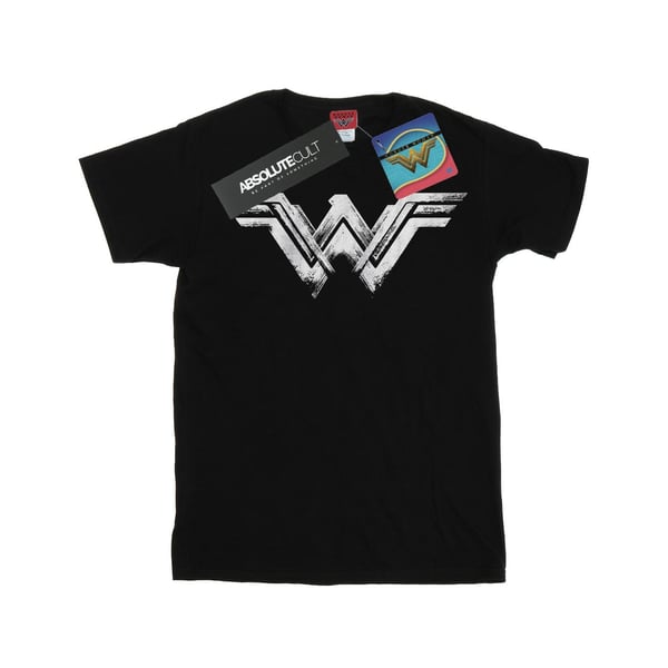 DC Comics Herr Wonder Woman Distressed Logo T-Shirt