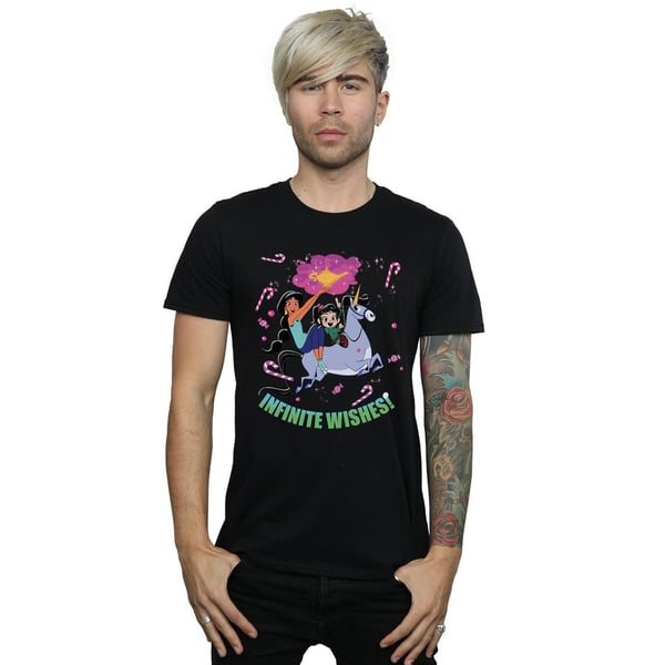 Disney Mens Wreck It Ralph Jasmine And Vanellope T-Shirt