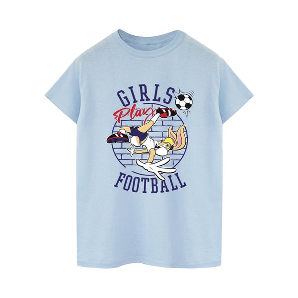 Looney Tunes Womens/Ladies Lola Bunny Girls Play Football Cotton Boyfriend T-Shirt