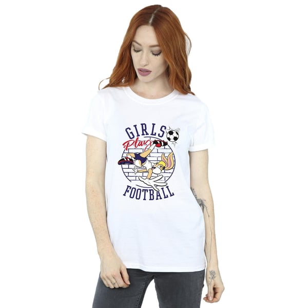 Looney Tunes Womens/Ladies Lola Bunny Girls Play Football Cotton Boyfriend T-Shirt
