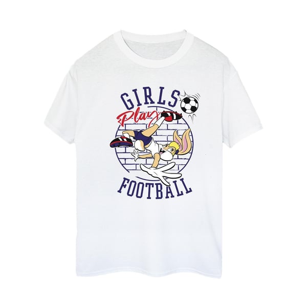 Looney Tunes Womens/Ladies Lola Bunny Girls Play Football Cotton Boyfriend T-Shirt