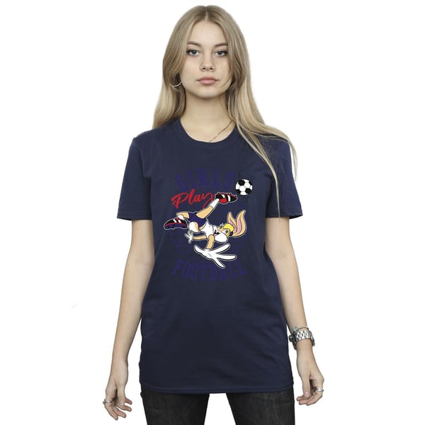 Looney Tunes Womens/Ladies Lola Bunny Girls Play Football Cotton Boyfriend T-Shirt