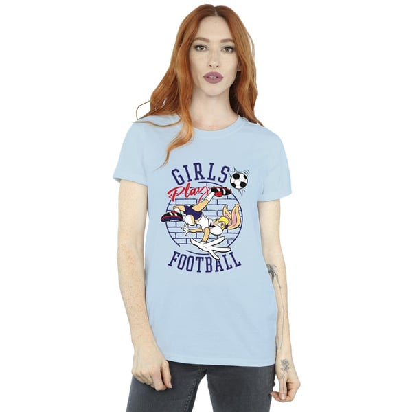 Looney Tunes Womens/Ladies Lola Bunny Girls Play Football Cotton Boyfriend T-Shirt