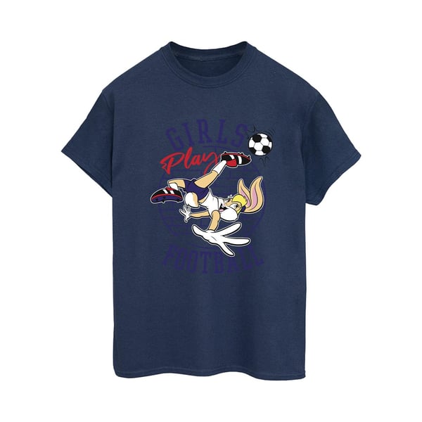 Looney Tunes Womens/Ladies Lola Bunny Girls Play Football Cotton Boyfriend T-Shirt
