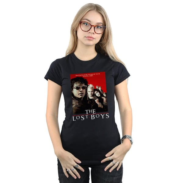 The Lost Boys Womens/Ladies Red Poster Cotton T-Shirt