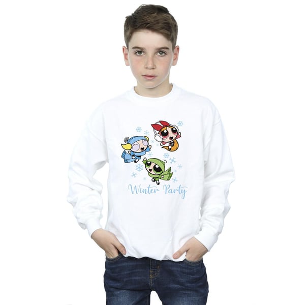 The Powerpuff Girls Boys Girls Winter Party Sweatshirt