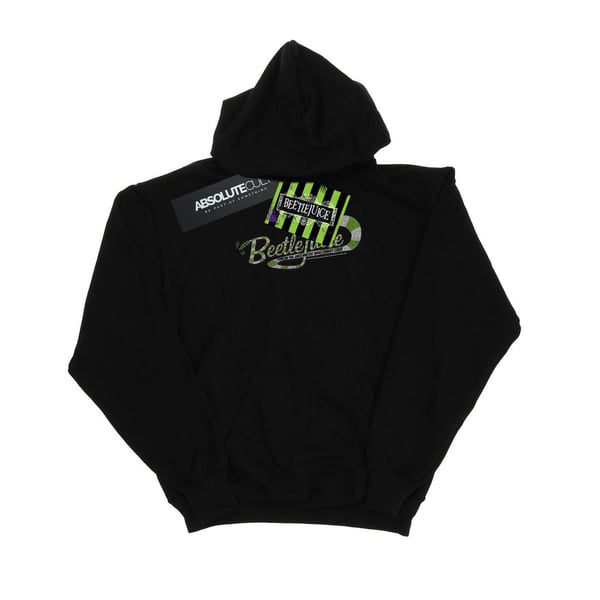 Beetlejuice Mens Sandworm Alt Logo Hoodie