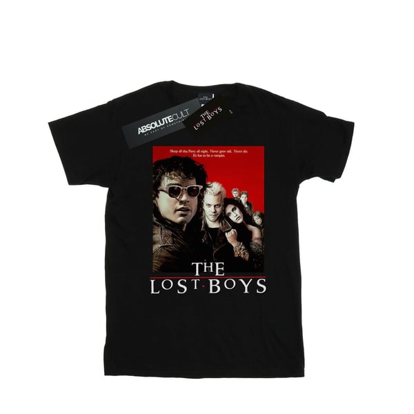 The Lost Boys Womens/Ladies Red Poster Cotton Boyfriend T-Shirt