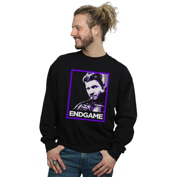 Marvel Mens Avengers Endgame Hawkeye Poster Sweatshirt