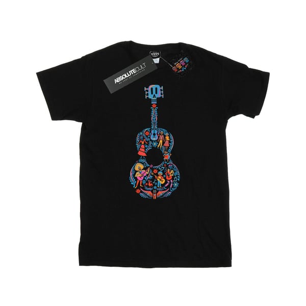 Disney Mens Coco Guitar Pattern T-Shirt