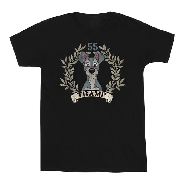 Disney Mens Lady And The Tramp Tramp Since 55 T-Shirt